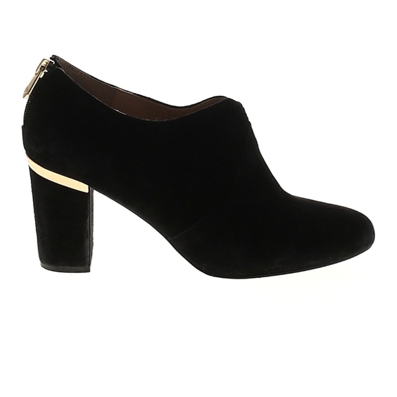 Cute Adrienne Vittadini ankle boot heels! Sz 9 - Picture 1 of 8